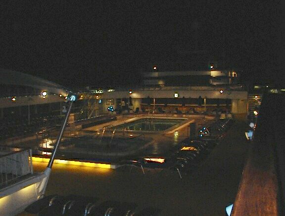Marina Deck at Night